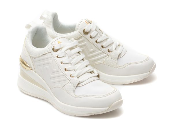 Pantofi sport ALDO albi, ASILAHAN100, din piele ecologica