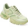Pantofi sport ALDO verzi, ENZIA330, din material textil si piele ecologica