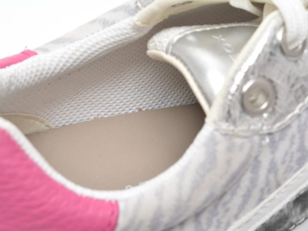 Pantofi sport GEOX albi, D16QHB, din piele naturala