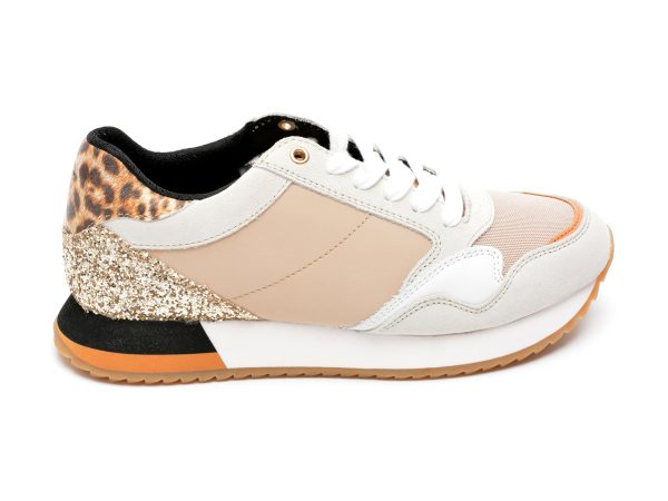pantofi_sport_geox_bej_d25rtb9_din_material_textil_si_piele_naturala_gxez97195dkd25rtb9_2.jpg Pantofi sport GEOX bej, D25RTB9, din material textil si piele naturala