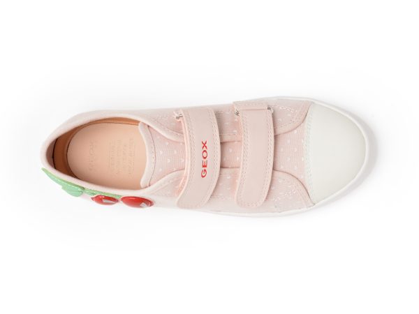 Pantofi sport GEOX roz, J2504A, din material textil si piele ecologica