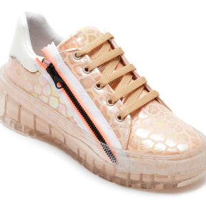 Pantofi sport GRYXX aurii, MO1702, din piele ecologica
