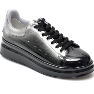 Pantofi sport GRYXX negri, MO16566, din piele ecologica