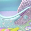 Pantofi sport SKECHERS multicolor, UNICORN DREAMS, din material textil si piele ecologica