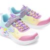 Pantofi sport SKECHERS multicolor, UNICORN DREAMS, din material textil si piele ecologica