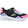 Pantofi sport SKECHERS negri, MICROSPEC , din piele ecologica si material textil