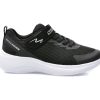 Pantofi sport SKECHERS negri, SELECTORS , din material textil si piele ecologica