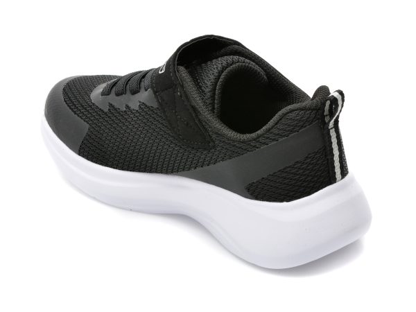Pantofi sport SKECHERS negri, SELECTORS , din material textil si piele ecologica