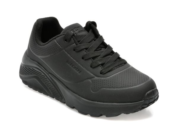 Pantofi sport SKECHERS negri, UNO LITE , din piele ecologica