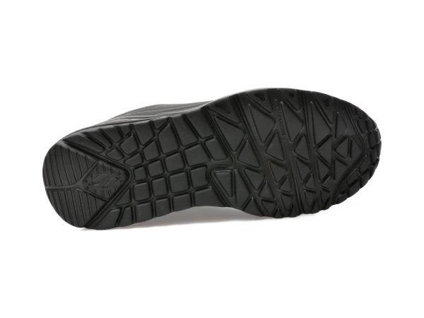 Pantofi sport SKECHERS negri, UNO LITE , din piele ecologica