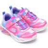 Pantofi sport SKECHERS roz, LIL BOBS, din piele ecologica
