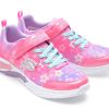 Pantofi sport SKECHERS roz, STAR SPARKS, din piele ecologica