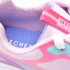 Pantofi sport SKECHERS roz, UNO, din material textil si piele ecologica