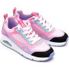 Pantofi sport SKECHERS roz, UNO, din material textil si piele ecologica