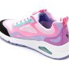 Pantofi sport SKECHERS roz, UNO, din material textil si piele ecologica