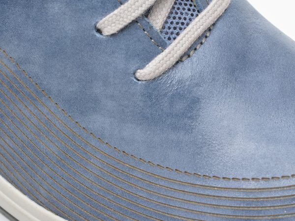 Pantofi SUAVE albastri, 13013GT, din piele naturala