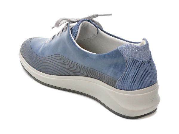 Pantofi SUAVE albastri, 13013GT, din piele naturala