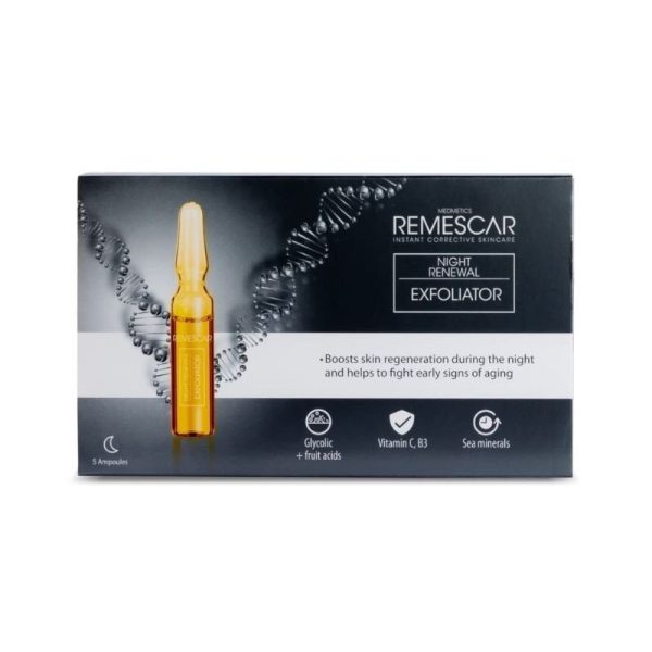 remescar-tratament-exfoliant-de-noapte-pentru-regenerarea-tenului-5-x-2ml.jpg Remescar Tratament exfoliant de noapte pentru regenerarea tenului, 5 x 2ml
