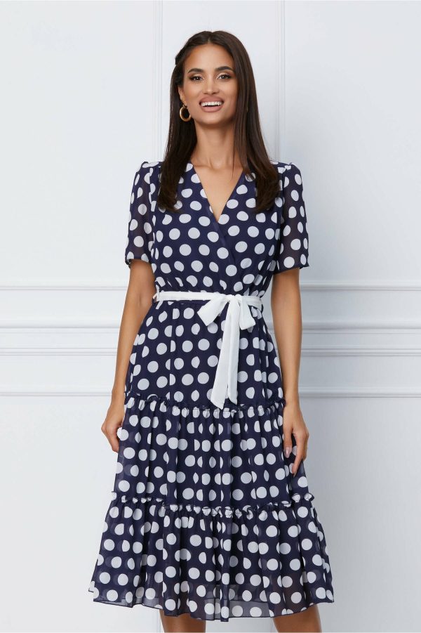 rochie-alisa-bleumarin-cu-buline-albe-si-volane-pe-fusta-1061448-858378-4.jpeg Rochie Alisa bleumarin cu buline albe si volane pe fusta