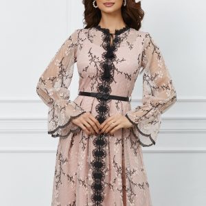 rochie-amna-roz-cu-broderie-neagra-1027317-831513-4.jpeg Rochie Amna roz cu broderie neagra