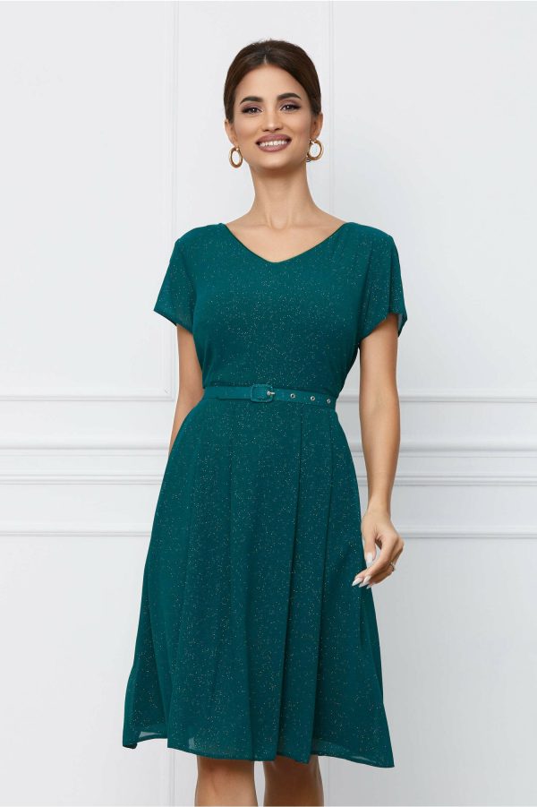 rochie-aria-verde-cu-glitter-si-curea-in-talie-1069155-862485-4.jpeg Rochie Aria verde cu glitter si curea in talie