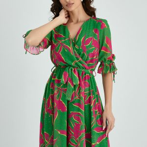 rochie-aria-verde-din-voal-cu-imprimeu-fucsia-si-auriu-996849-807027-4.jpeg Rochie Aria verde din voal cu imprimeu fucsia si auriu