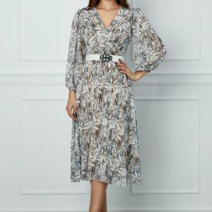 rochie-carina-colorata-cu-imprimeu-floral-alb-1022898-826623-4.jpeg Rochie Carina colorata cu imprimeu floral alb