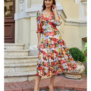 rochie-claudia-cu-imprimeuri-florale-colorate-1042338-844125-4.jpeg Rochie Claudia cu imprimeuri florale colorate