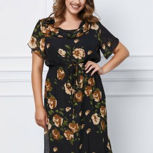 rochie-daria-neagra-cu-imprimeu-floral-maro-1059684-856452-4.jpeg Rochie Daria neagra cu imprimeu floral maro