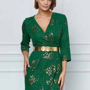 rochie-dariana-verde-cu-imprimeu-floral-auriu-si-curea-in-talie-1070844-864684-4.jpeg Rochie Dariana verde cu imprimeu floral auriu si curea in talie