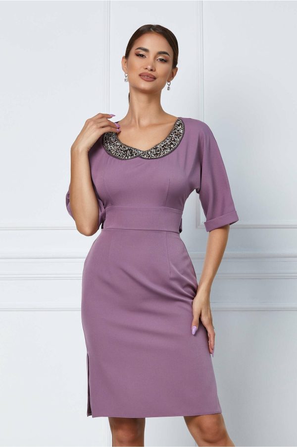 rochie-denma-lila-cu-accesoriu-la-gat-1042098-842211-4.jpeg Rochie Denma lila cu accesoriu la gat