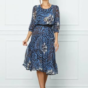 rochie-dora-albastra-cu-imprimeu-divers-1037925-839640-4.jpeg Rochie Dora albastra cu imprimeu divers