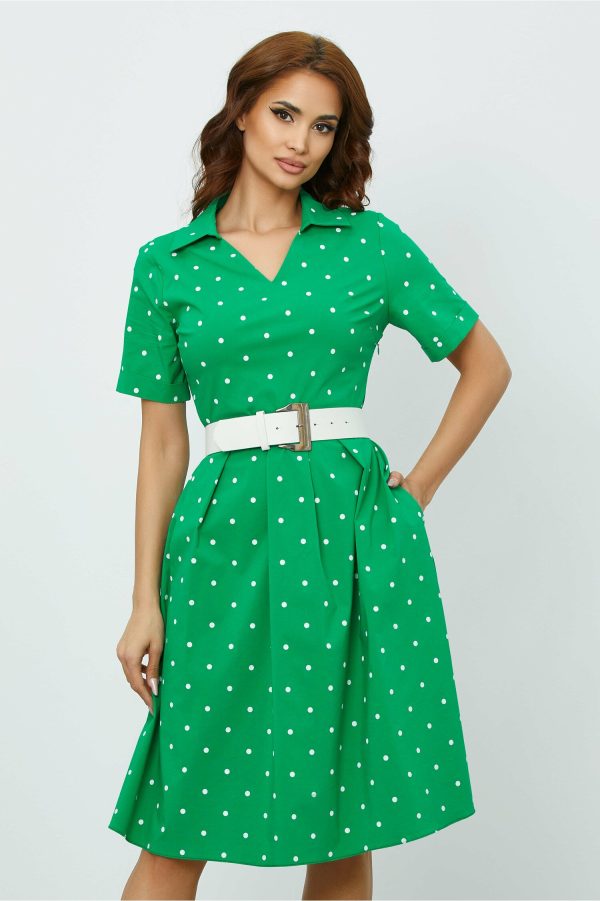 rochie-dora-verde-cu-buline-albe-1005993-812418-4.jpeg Rochie Dora verde cu buline albe