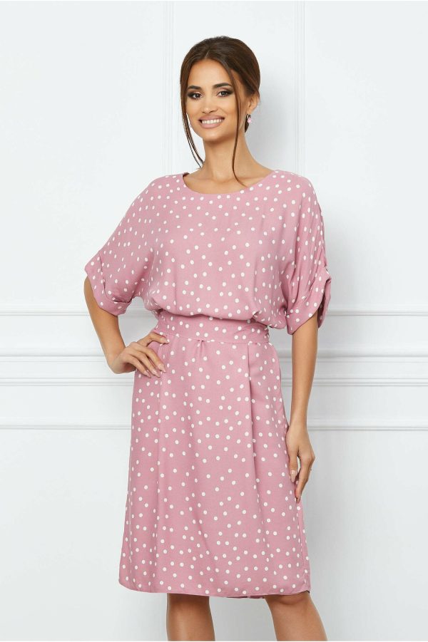 rochie-dottie-roz-cu-buline-si-cordon-in-talie-1039089-839757-4.jpeg Rochie Dottie roz cu buline si cordon in talie