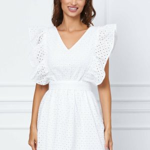 rochie-dy-fashion-alba-cu-detalii-florale-si-volane-1061685-855927-4.jpeg Rochie Dy Fashion alba cu detalii florale si volane