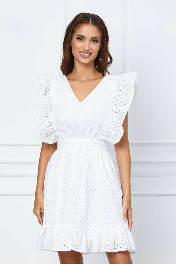 rochie-dy-fashion-alba-cu-detalii-florale-si-volane-1061685-855927-4.jpeg Rochie Dy Fashion alba cu detalii florale si volane