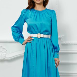rochie-dy-fashion-albastra-vaporoasa-1011891-816405-4.jpeg Rochie Dy Fashion albastra vaporoasa