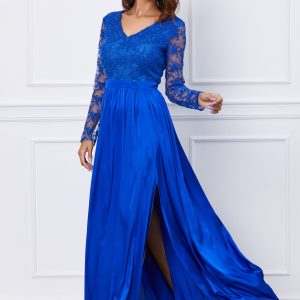 rochie-dy-fashion-albastru-royal-cu-dantela-la-bust-1055325-851403-4.jpeg Rochie Dy Fashion albastru royal cu dantela la bust