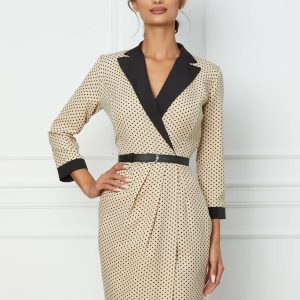 rochie-dy-fashion-bej-cu-buline-si-rever-1074765-866475-4.jpeg Rochie Dy Fashion bej cu buline si rever