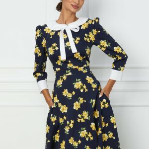 rochie-dy-fashion-bleumarin-cu-imprimeu-si-guler-rotund-1073820-866550-4.jpeg Rochie Dy Fashion bleumarin cu imprimeu si guler rotund