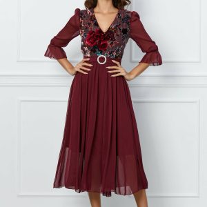 rochie-dy-fashion-bordo-clos-cu-insertii-catifelate-la-bust-1035900-836565-4.jpeg Rochie Dy Fashion bordo clos cu insertii catifelate la bust