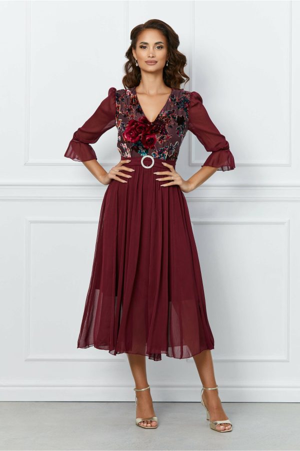 rochie-dy-fashion-bordo-clos-cu-insertii-catifelate-la-bust-1035900-836565-4.jpeg Rochie Dy Fashion bordo clos cu insertii catifelate la bust