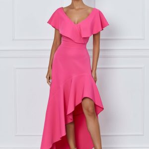 rochie-dy-fashion-fuchsia-cu-volane-si-croi-asimetric-1057845-854478-4.jpeg Rochie DY Fashion fuchsia cu volane si croi asimetric
