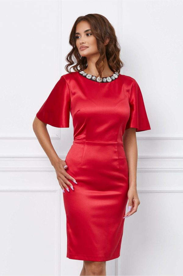 rochie-dy-fashion-rosie-cu-accesorii-la-baza-gatului-1053669-848382-4.jpeg Rochie Dy Fashion rosie cu accesorii la baza gatului