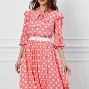 rochie-dy-fashion-roz-cu-buline-si-volanase-la-umeri-1019751-823245-4.jpeg Rochie Dy Fashion roz cu buline si volanase la umeri