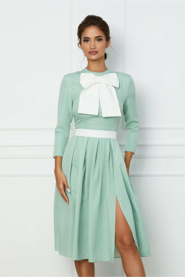 rochie-dy-fashion-verde-mint-cu-buline-albe-si-funda-la-bust-1074945-866400-4.jpeg Rochie Dy Fashion verde mint cu buline albe si funda la bust