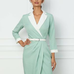 rochie-dy-fashion-verde-mint-cu-buline-si-rever-1074741-866490-4.jpeg Rochie Dy Fashion verde mint cu buline si rever