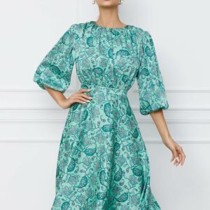 rochie-dy-fashion-verde-mint-cu-imprimeu-1069587-863661-4.jpeg Rochie Dy Fashion verde mint cu imprimeu