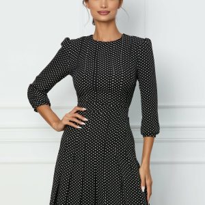 rochie-dyfashion-neagra-cu-buline-si-pliuri-1075692-867423-4.jpeg Rochie DyFashion neagra cu buline si pliuri