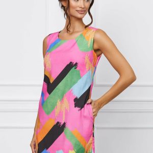 rochie-elena-fuchsia-cu-imprimeu-paint-1067781-862095-4.jpeg Rochie Elena fuchsia cu imprimeu paint